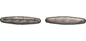 Thailand Kingdom of Lanchang 16th-17th Century "Tiger Tongue Money" Silver 95.7g XF
