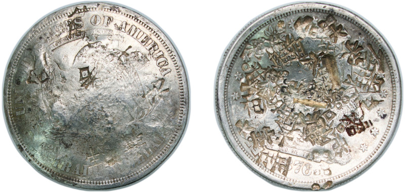 United States Federal republic 1876 1 Dollar "Trade Dollar" Silver (.900) 27.22g...