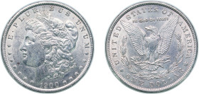 United States Federal republic 1900 1 Dollar "Morgan Dollar" Silver (.900) Philadelphia Mint (8880000) 26.73g AU KM 110