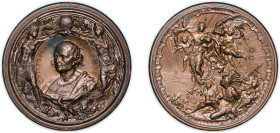 United States Federal republic 1892 Medal - Cristoforo Colombo, Issued for the World's Columbian Exposition in Chicago Bronze 90g BU