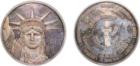 United States Federal republic 1985 Medal - Libertate 10oz Silver 307g AU