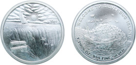United States Federal republic 2019 Medal - (Silverbug Island) Silver (.999) 31.105g BU