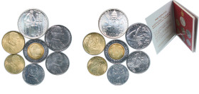 Vatican City City State 1988 R Coinage Set - Ioannes Paulus II (7 Lots) Rome Mint BU