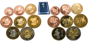 Vatican City City State 2007 G Coinage Set (8 Lots) BU