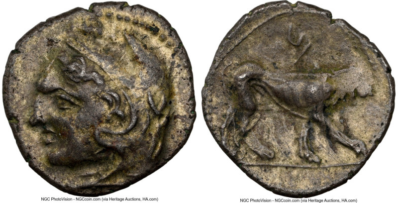 ZEUGITANA. Libyan Revolt (ca. 241-238/7 BC). BI shekel (22mm, 7.29 gm, 11h). NGC...