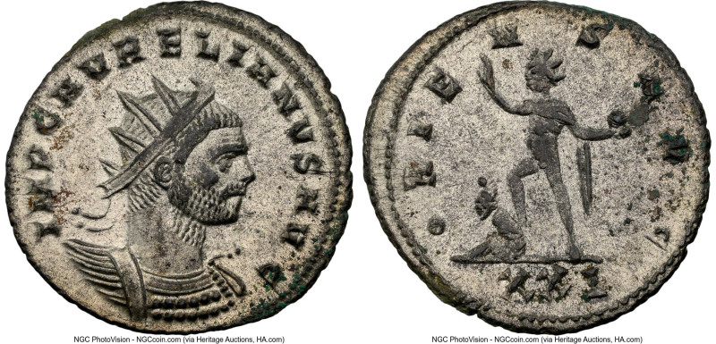 ANCIENT LOTS. Roman Imperial. Aurelian (AD 270-275). Lot of two (2) BI antoninia...