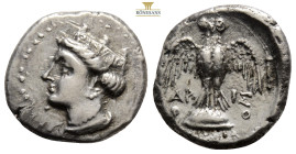 Pontos, Amisos. Silver Siglos (5.5 g. 20,5 mm. ), ca. 435-370 BC. Demo, magistrate.