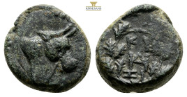 Greek Asia. Mysia, Kyzikos. AE, 2nd-1st century BC. 4.37 g. 14.9 mm.