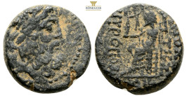 SELEUCIS & PIERIA. Antioch. Ae Tetrachalkon (38-35 BC). Uncertain date. ``Repatinated``
7,36 g. 18,4 mm.