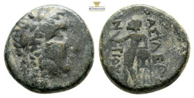 SELEUKID KINGDOM. Antiochos III Megas.(Circa 223-187 BC).AE Sardes (3,61 g. 16,2mm.)