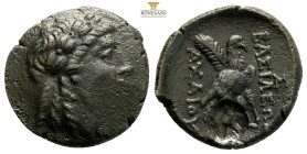 SELEUKID KINGS OF SYRIA. Achaios, usurper, 220-214 BC. AE (Bronze, 21,5 mm, 6 g,)