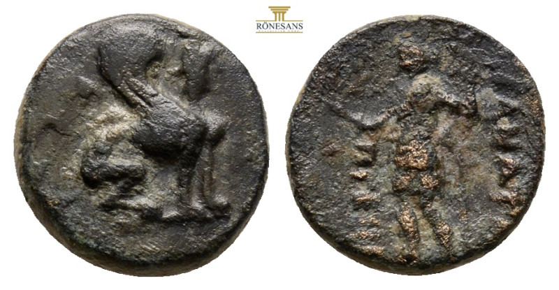 PAMPHYLIA, Perge. Circa 2nd-1st century BC. AE. (1,7 g. 12,9 mm)