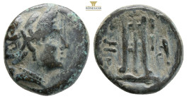 Mysia, Kyzikos. Third century B.C. AE (11mm, 1.41 g)