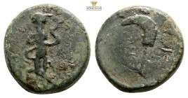 Greek Pisidia. Etenna 100-0 BC. Bronze Æ, 4 g. 15,4 mm.