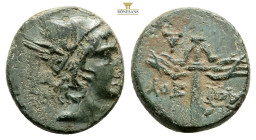 PONTOS. Amisos. Time of Mithradates VI Eupator (Circa 105-90 or 90-85 BC). Ae. 2,5 g. 14,4 mm.