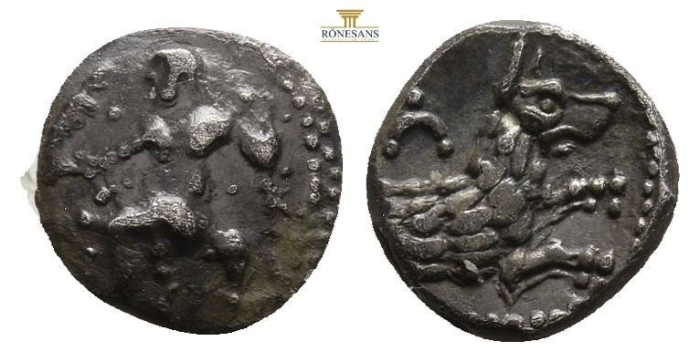 Cilicia. Uncertain mint circa 400-300 BC. Obol AR, 10 mm., 0,66 g.