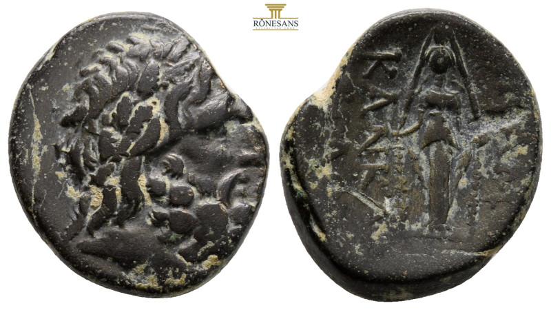 PHRYGIA. Apameia. Ae (Circa 100-50 BC). 9 g. 22,9 mm. Andronikos and Alkion, mag...