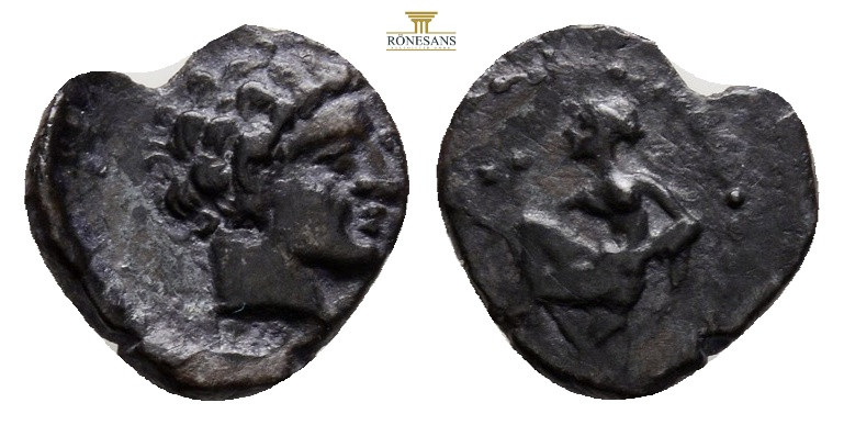 CILICIA. Tarsos. Obol (Circa 389-375 BC). 0,52 g. 10,1 mm.