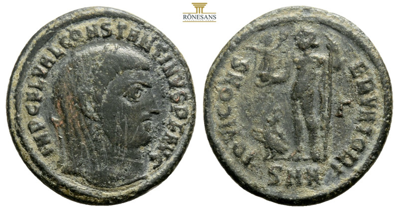 Constantine I (307 - 337 AD). Follis. 313 AD Heraclea. 3,7 g. 21,7 mm.