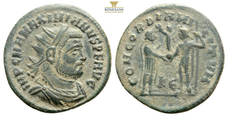 Maximianus. First reign, A.D. 286-305. AE, 3,2 g. 21,1 mm.