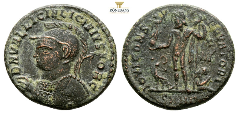 Roman Imperial Licinius I AD 308-324. Cyzicus. Follis Æ, 3,5 g. 19,5 mm.