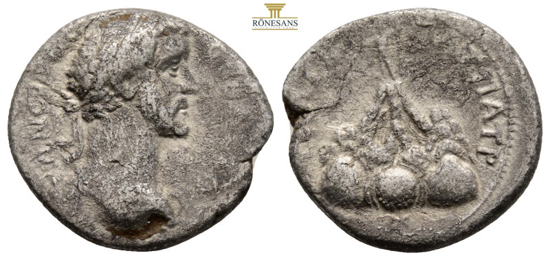 CAPPADOCIA. Caesarea. Antoninus Pius (138–161). Didrachm. 5 g. 23,1 mm.