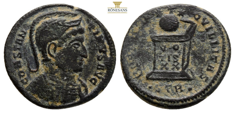 Constantine I \ the Great \ BI Nummus. Treveri, AD 322.