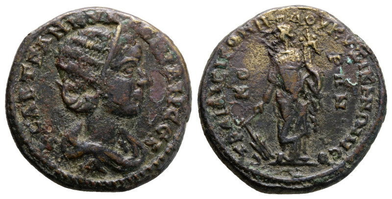 Kyzikos Tranquilina, Augustu (241-244 AD).
AE (25,6mm 8,3g.)
Obv.: Diademed an...