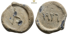 Byzantine lead seals, 9,9 g. 20,4 mm.