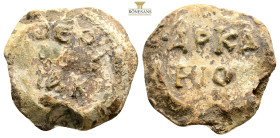 Byzantine lead seals, 7,2 g. 21,8 mm.