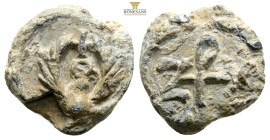 Byzantine lead seals, 6,4 g. 18,5 mm.