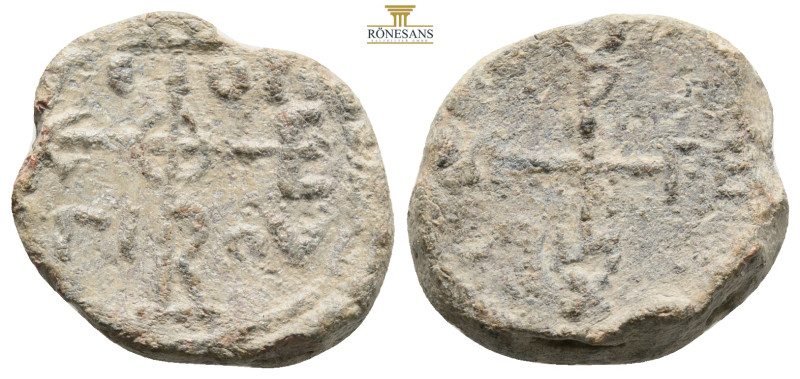 Byzantine lead seals, 10,4 g. 23,4 mm.