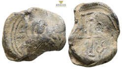 Byzantine lead seals, 7,4 g. 24,4 mm.