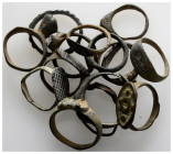 Ancient bronze ring, 15 pieces