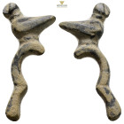 Ancient bronze figure, 17,5 g. 50 mm.