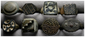 Ancient bronze ring, 8 pieces