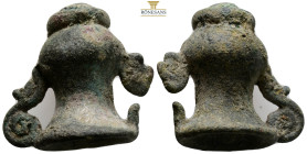 Ancient bronze figure, 55,5 g. 32,9 mm.