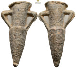 ANCIENT ROMAN LEAD AMPULLA.. 17,7 g. 43,3 mm
