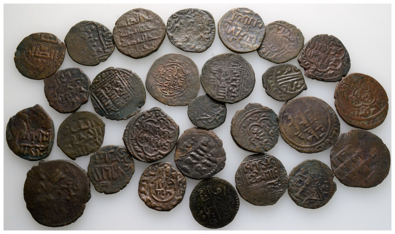 Ancient Bronze Coins, 27 Pieces, Sold As Seen, No Returns.