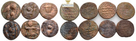 Ancient Bronze Coins, 8 Pieces, Sold As Seen, No Returns.