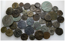 Ancient Bronze Coins, 40 Pieces, Sold As Seen, No Returns.