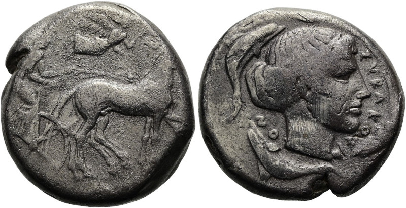 SIZILIEN. SYRAKUS 2. Republik, 466 - 406 v. Chr. Tetradrachme ø 25mm (16.91g). c...