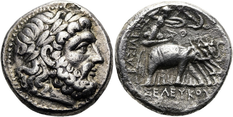 NÖRDLICHE LEVANTE. SELEUKIDEN Seleukos I. Nikator, 312 - 281 v. Chr. Tetradrachm...