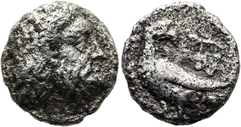 NORD-PERSIEN. Andragoras, 3. Jh. v. Chr. Diobol ø 9mm (0.99g). ca. 250 - 245 v. ...