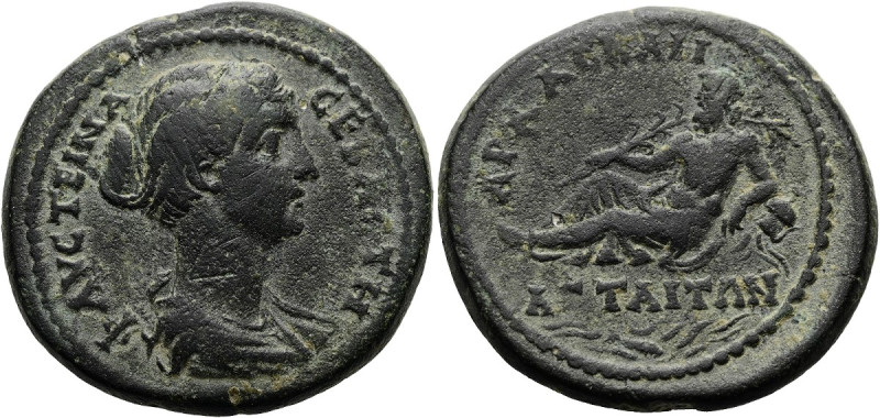 MYSIEN. ATTAIA Faustina minor, 145 - 175/6 n. Chr. (7.82g). Vs.: ΦΑΥΣΤΕΙΝΑ - ΣΕΒ...