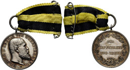 DEUTSCHLAND. WÜRTTEMBERG, KÖNIGREICH Silbermedaille (13.10g). o.J. (1892 - 1918), von K. Schwenzer. Militär-Verdienst-Medaille für Tapferkeit und Treu...