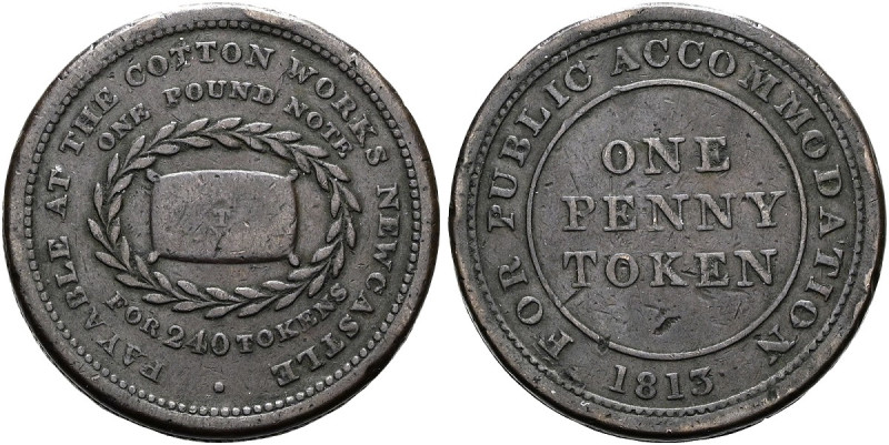 GROSSBRITANNIEN. VEREINIGTES KÖNIGREICH Georg III., 1760 - 1820. Penny Token (25...