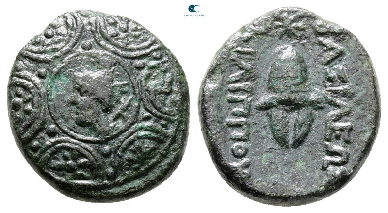 Kings of Macedon. Uncertain mint. Philip V 221-179 BC. 
Bronze Æ

15 mm, 2,96...