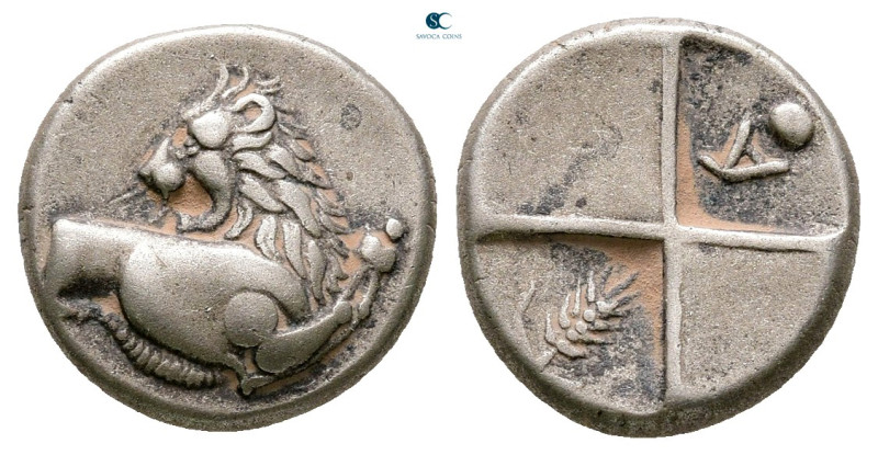 The Thracian Chersonese. Chersonesos circa 386-338 BC. 
Hemidrachm AR

12 mm,...