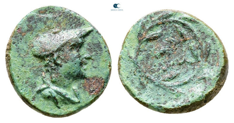 The Thracian Chersonese. Lysimacheia circa 356-309 BC. 
Bronze Æ

11 mm, 0,94...